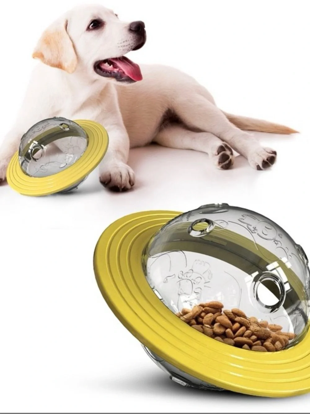 Dog Planet Treat Dispensing Puzzle‎ Ball Interactive Chew Toy Medium-Large Dogs